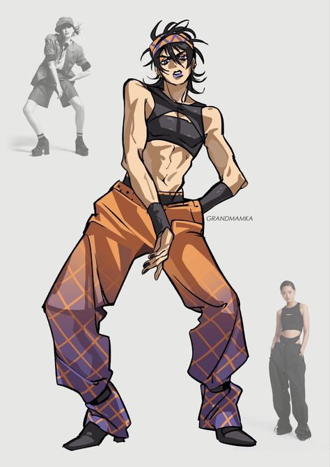 Narancia Ghirga, Jojo Fashion, Jojo Parts, Jojo Anime, Jojo Memes, Poses References, Jojo Bizzare Adventure, Pose Reference Photo, Sketchbook Art Inspiration