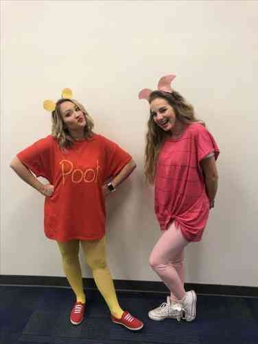 30 Matching Best Friend Halloween Costume Ideas To Wear To Your Next Halloween Party | YourTango Piglet Halloween Costume, Friend Halloween Costumes, Best Friend Halloween, Best Group Halloween Costumes, Halloween Costumes For Work, Friend Costumes, Cute Group Halloween Costumes, Clever Halloween, Fairy Halloween Costumes