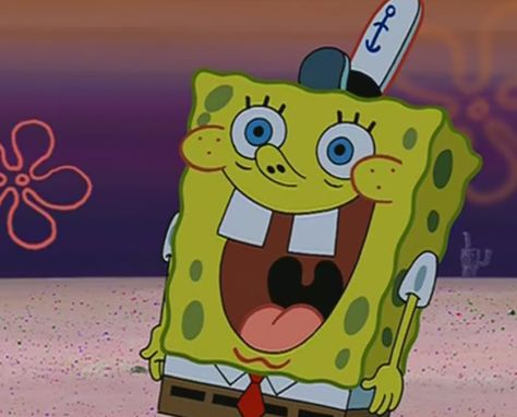 He he he Spongebob Smiling, Spongebob Faces, Spongebob Cartoon, Spongebob Painting, Funny Spongebob Memes, Spongebob Funny, Spongebob Wallpaper, My Face When, Spongebob Memes