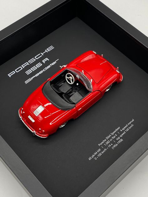 The iconic Porsche 356A Speedster by FRAMEDWHEELS Porsche 356a, Podcast Studio, 3d Frames, Car Frames, Terrarium Diy, Porsche 356, Bavaria, Scale Models, Assemblage