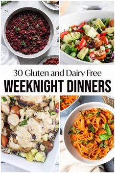 Gluten Free Dairy Free Dinner, Free Guy, Dairy Free Recipes Dinner, Amazing Meals, Dairy Free Dinner, Gluten And Dairy Free, Dairy Free Diet, Free Meal Plans, Allergy Free Recipes