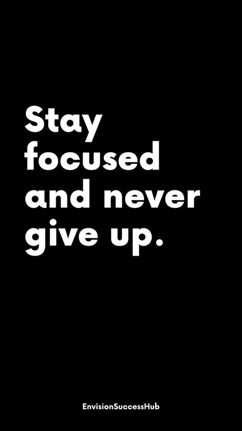 Focus Quotes Motivation, Stay Focused Quotes, Procrastination Quotes, Determination Quotes, Focus Quotes, Discipline Quotes, Staff Motivation, Inpirational Quotes, Achieve Your Dreams