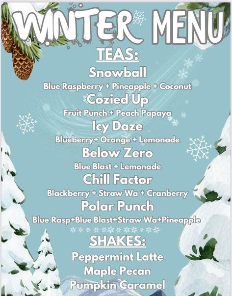 Christmas Flavored Water, Winter Lotus Drinks, Christmas Herbalife Teas, Christmas Loaded Teas, Redbull Drinks, Lotus Drinks, Christmas Teas, Lotus Recipe, Blackberry Bread