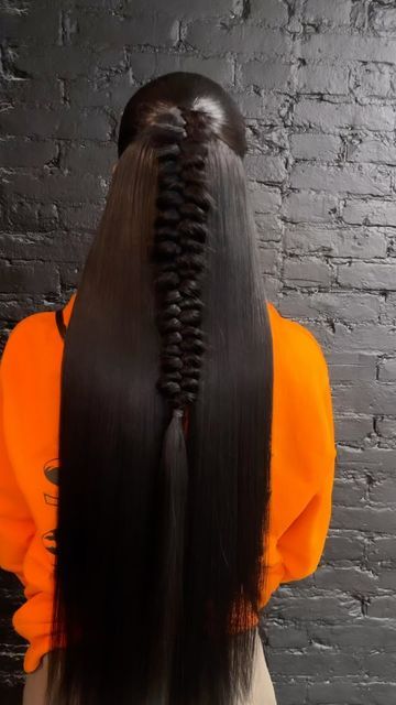 Weave Ponytail Hairstyles, Sleek Ponytail Hairstyles, Weave Ponytail, Birthday Hairstyles, Quick Weave Hairstyles, Protective Hairstyles Braids, Slick Hairstyles, Dope Hairstyles, Hair Ponytail Styles