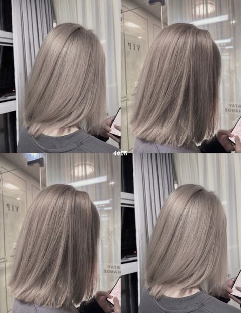 “Milk tea” beige hair colours are the new ash greys – here’s how to wear these trending shades – Beauty magazine for women in Malaysia – Beauty tips, discounts, trends and more Beige Hair Color, Grey Brown Hair, Ashy Blonde Hair, Light Ash Brown Hair, Ash Grey Hair, Hair Lights, Ashy Hair, Hair Color Asian, Mushroom Hair