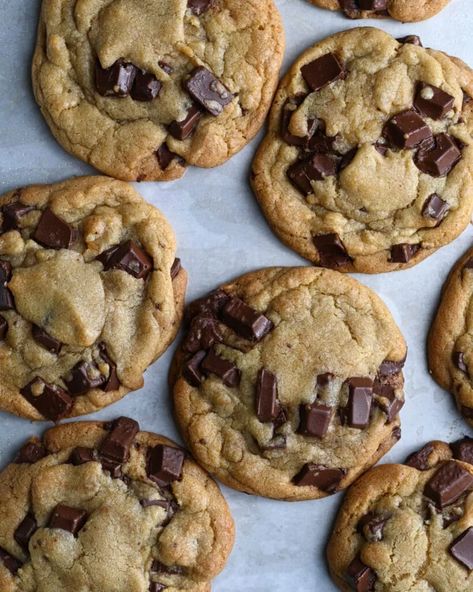 Small Batch Chocolate Chip Cookies | Buttermilk by Sam Small Cookies Recipe, Small Batch Chocolate Chip Cookies, Chocolate Chip Cookies Vegan, Best No Bake Cookies, Cookie Recipes Chewy, Small Batch Baking, Cookie Recipes Homemade, Cookies Vegan, Dessert For Two