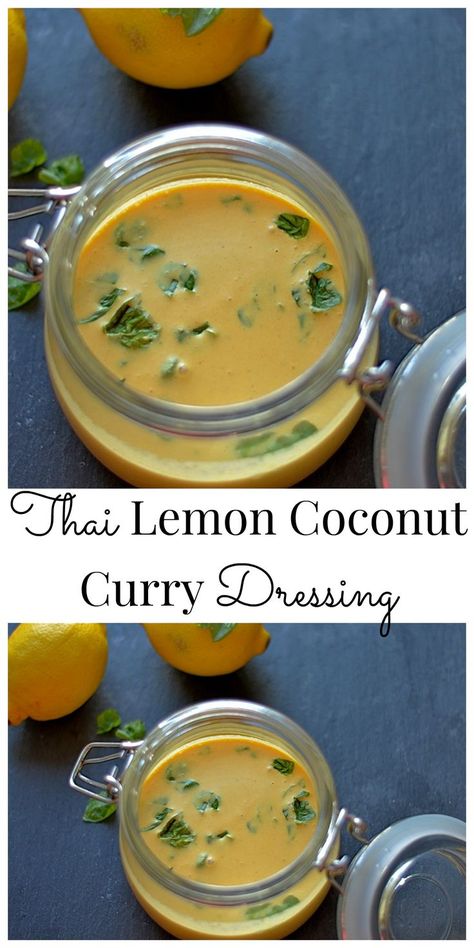 Coconut Milk Dressing, Coconut Milk Dressing Salad, Curry Vinaigrette Dressing, Coconut Dressing For Salad, Coconut Vinaigrette, Curry Salad Dressing, Curry Dressing Recipe, Coconut Dressing, Coconut Salad