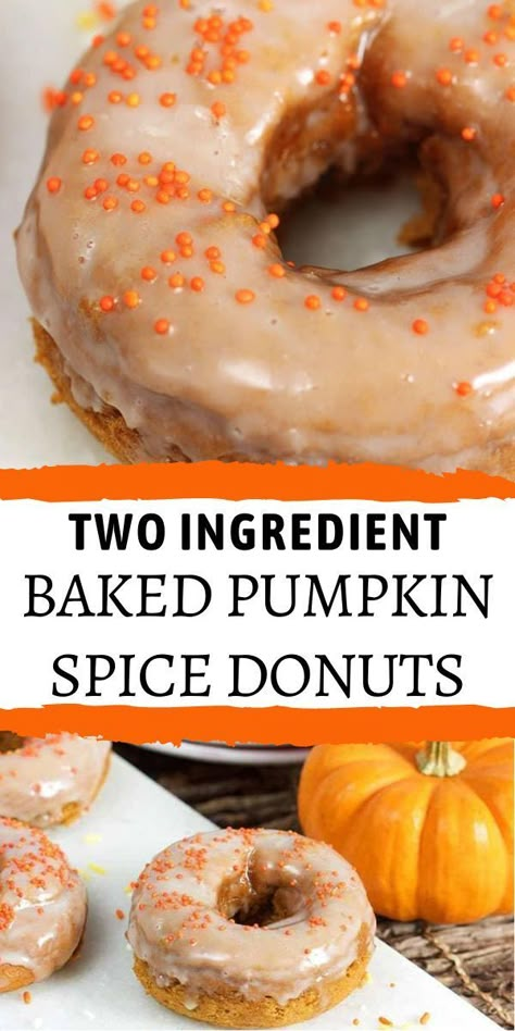 Pumpkin Spice Donuts Baked, Spice Donuts Baked, Pumpkin Donuts Baked, Cake Mix Donuts Recipe, Donuts Video, Tennessee Fall, Pumpkin Doughnuts, Breakfast Goals, Cake Mix Donuts