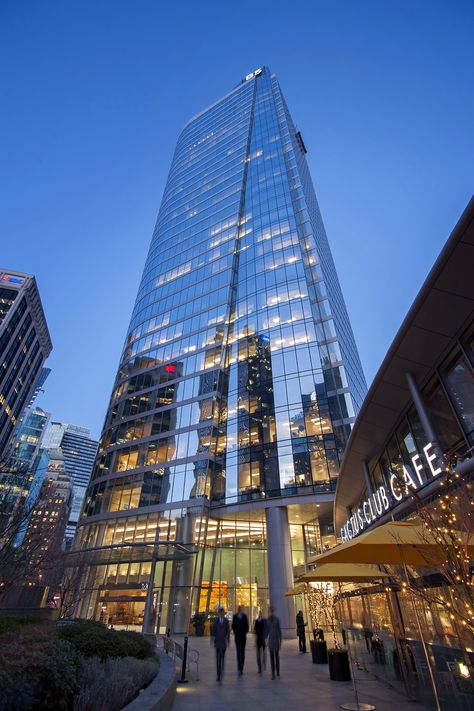 Top 8 Office Buildings In Vancouver – Spacie Blog Large Company Buildings, Big Company Aesthetic, Company Building Aesthetic, Office Building Aesthetic, Tall Buildings Aesthetic, Company Building Exterior, Office Building Architecture Design, Big Office Building, Skyscraper Office