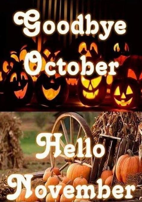 Goodbye October Hello November, Hello October Images, Goodbye October, Autumn Tumblr, October Hello, October Images, Halloween Tumblr, October Pictures, Neuer Monat