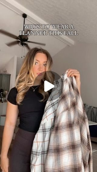 Destinee Hobbs on Instagram: "comment FLANNEL for everything sent right to your inbox 🍯

flannel season is the best season!!

What are you most excited for?? 

happy fall, love y’all!!!

#amazonfashion #fallfashion #fallfashiontrends #flannelseason #flannel #countrygirl #amazonfashionfinds #chyrii #amazonreviewer #fallstyle #cozyoutfits #falloutfits" Flannel Outfits For Women 2024, Flannel Wrapped Around Waist Outfits, Dress With Flannel Outfit, Flanel Outfit Woman, Flannel Tied Around Waist Outfit, How To Wear Flannel Shirt Women, How To Style Flannel Shirt Women, Tie Around Waist Outfits, Christmas Flannel Outfit