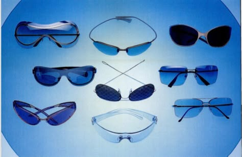 Futuristic Aesthetic, 背景 シンプル, Futurism, Retro Futurism, Y2k Aesthetic, Blue Aesthetic, Blue Background, Cat Eye Sunglasses, Cyberpunk