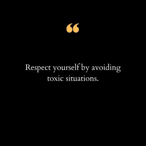 Hey everyone! Today, I want to talk about something really important: self-respect. It's all about valuing yourself enough to steer clear of toxic situations. 🌿⁣ You see, life is full of ups and downs, and sometimes we find ourselves in situations that aren't good for us. Maybe it's a toxic friendship, a negative work environment, or even just spending too much time on social media comparing ourselves to others. Whatever it is, it's essential to recognize when something isn't serving us well... Valuing Yourself, Toxic Friendships, No Drama, Respect Yourself, Self Respect, Work Environment, Ups And Downs, Talk About, Life Is