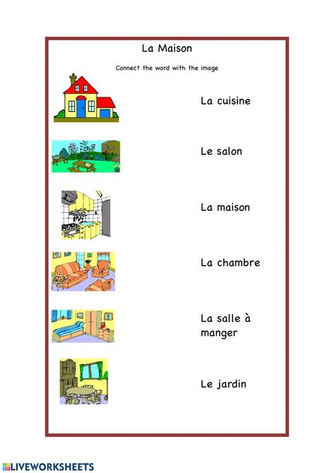 French Worksheets For Beginners, French Lessons For Beginners, French Language Basics, French Flashcards, French Worksheets, French Teaching Resources, French Language Lessons, Language French, French Vocabulary