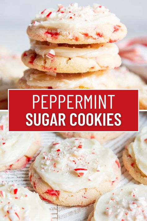 4 Ingredient Peppermint Cookies, Frosted Peppermint Cookies, Cookies With Crushed Peppermint, Peppermint Andes Cookies, Peppermint Crumble Cookies, Peppermint Macarons Recipe, Peppermint Sandwich Cookies, Peppermint Sugar Cookie Bars, Peppermint Snowball Cookies