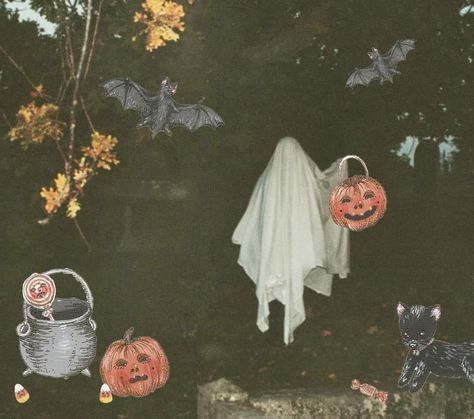 Halloween 1990 Aesthetic, Nostalgic Halloween Wallpaper, Vintage Halloween Computer Wallpaper, Halloween Vhs Aesthetic, Halloween Nostalgia Wallpaper, Helloween Wallpaper, Vintage Halloween Art, Vintage Halloween Images, The Boogeyman