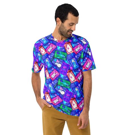 The perfect Beyond Wonderland matching couples outfits! #ravewear #festivalfashion #festivaloutfit #raveoutfit #beyondwonderland #trippy Mens Rave Outfits, Outfit Herren, Rave Shirt, Rave Bottoms, Rave Outfits Men, Rave Tshirt, Rave Pants, Plus Size Mens, Rave Shirts