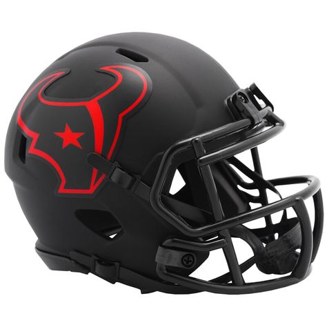 Nfl Football Helmets, Houston Texans Football, Mini Football Helmet, Texans Football, Mini Footballs, Football Helmet, Helmet Design, Football Design, Nfl Draft