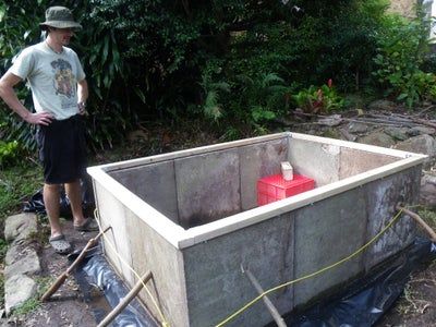 Making a Raised Garden Bed From Concrete Pavers : 4 Steps - Instructables Concrete Raised Bed Garden, Raised Beds Concrete, Diy Concrete Raised Beds, Diy Concrete Garden Bed, Raised Garden Bed With Pavers, Concrete Block Raised Garden Bed, Paver Garden Bed, Stone Raised Garden Beds, Concrete Garden Beds