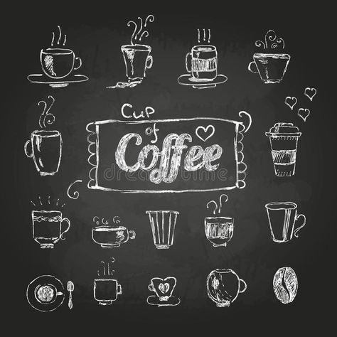 Chalkboard Cafe, Chalk Art Coffee, Blackboard Lettering, Cafe Chalkboard, Chalkboard Art Quotes, Coffee Collection, Photography Coffee, Chalk Sign, Coffee Stock