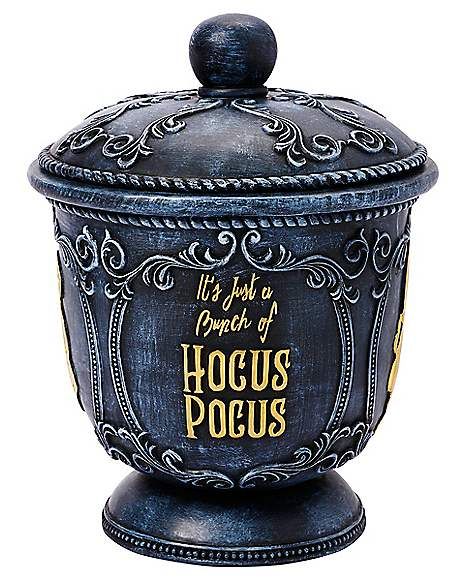 Hocus Pocus Storage Jar - Disney - Spirithalloween.com Hocus Pocus Candle, Hocus Pocus Halloween Decor, Frankenstein Cookie, Halloween Cookie Jar, Halloween Jars, Hocus Pocus Halloween, Halloween Hocus Pocus, Movie Decor, Halloween Disney