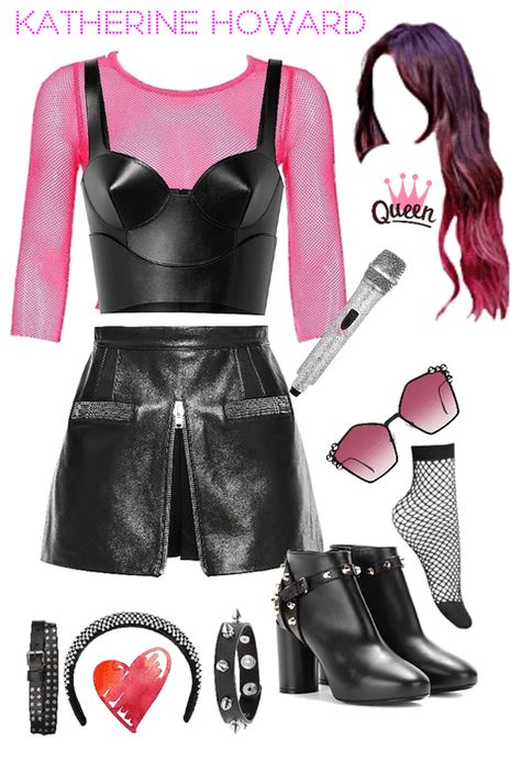 Katherine Howard - Six Outfit | ShopLook Katherine Howard Inspired Outfits, Katherine Howard Six The Musical Costume, Six Inspired Outfits Musical, Six Inspired Outfits, Six Katherine Howard, Six The Musical Outfit Ideas, Six Musical Inspired Outfits, Broadway Inspired Outfits, Musical Inspired Outfits