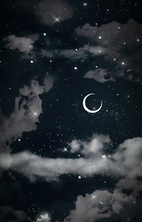 Night Fairy, Moon And Stars Wallpaper, Iphone Wallpaper Sky, Night Sky Wallpaper, Sky Wallpaper, Perfect Night, Beautiful Wallpapers Backgrounds, Dark Wallpaper Iphone, Star Wallpaper