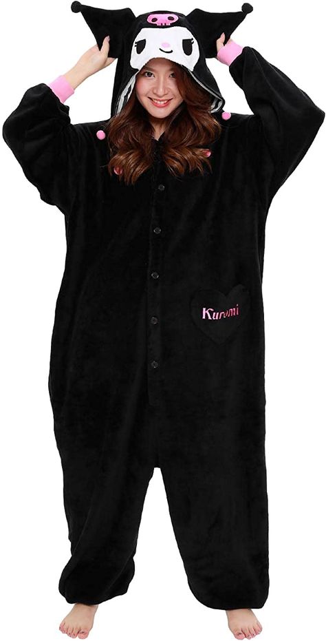 Kuromi Swimsuit, Kuromi Onesie, Hello Kitty Costume, Anime Magic, Cute Onesies, Sam & Cat, Sanrio Kuromi, Adult Costumes, Tulum