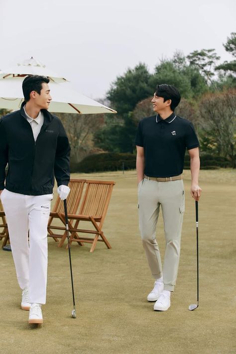 Kpop Fashion Men, Boys Golf, Mens Smart Casual Outfits, Nba Outfit, Aesthetic Outfits Men, Classy Outfits Men, Mens Casual Outfits Summer, Smart Casual Men, Golf Brands