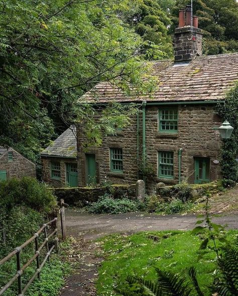 Wood Moodboard, Woodland Village, Cosy Places, Fantasy Woodland, Peak District England, British Village, Rural England, British House, Derbyshire England