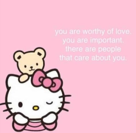 Quotes Hello Kitty, Hello Kitty Quotes, Kitty Quotes, Black Barbie Doll, Kawaii Quotes, Pin Search, Charmmy Kitty, Cute Love Memes, Type Shi