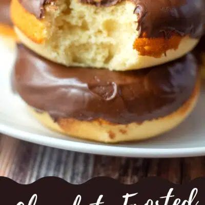 Chocolate Frosted Cake, Homemade Baked Donuts, Easy Breakfast Treats, Blueberry Cake Donuts, Chocolate Pumpkin Cake, Homemade Chocolate Frosting, Frosted Cake, Baked Cake, Cake Donut