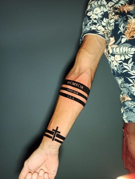 Amazing Band Tattoo | Latest Hand Tattoos For Men. A band tattoo is a body art design that honors a favorite musical group or performer. Fans frequently get hand tattoos for men or band tattoos of their favorite bands to show how much they adore and support them. Aura Tattoos, Ankle Band Tattoo, Leg Band Tattoos, Tattoo Homme, Wrist Band Tattoo, Tattoo Hombre, Band Tattoos For Men, Band Tattoos, Tattoos Arm