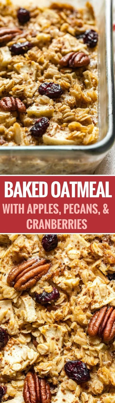 Breakfast Squares, Vegetarian Breakfasts, Oatmeal Casserole, Comforting Breakfast, Baked Apple Oatmeal, Vegetarian Ideas, Breakfast Oatmeal Recipes, Breakfast Oatmeal, Baked Oatmeal Recipes