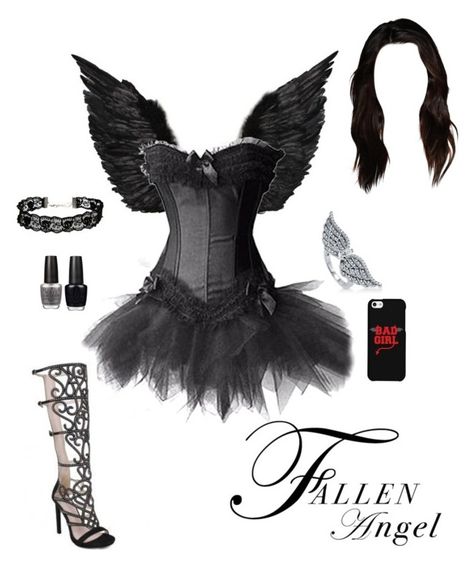 Fallen Angel - Dark Dark Fallen Angel, Fallen Angel Halloween, Fallen Angel Costume, Black Angel Costume, Dark Angel Costume, Angel Halloween Costumes, Black Angel, Angel Outfit, Angel Costume