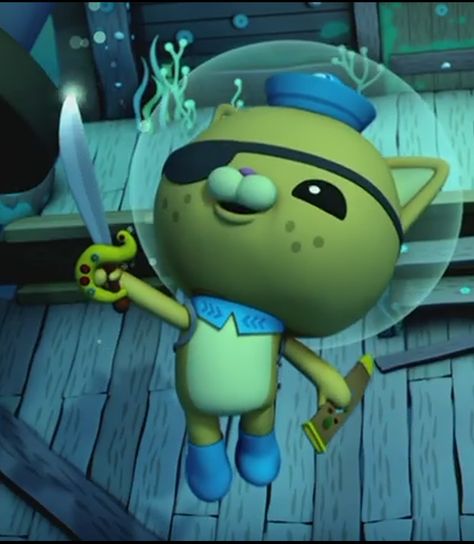 Octonauts: Lieutenant Kwazii King Png, Crab Art, Pirate King, The Pirate King, Sonic Funny, Pete The Cat, The Pirate, Cartoon Movies, Kids Shows