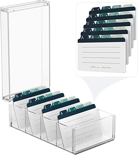 Classroom Money, Index Card Holders, Acrylic Products, Trading Card Storage, Business Card Organizer, Contact Card, Index Card, Clear Card, Wet Towel