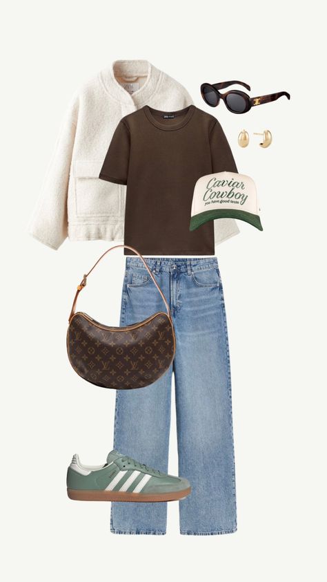 Shop Caviar Cowboy Cap in Beige & … and other curated products on LTK, the easiest way to shop everything from your favorite creators. Beige Cap Outfit, Chicago Clothes, Caviar Cowboy, Cap Outfit, Mum Fashion, Casual Styles, Womens Style, Trendy Fall Outfits, Minimal Chic