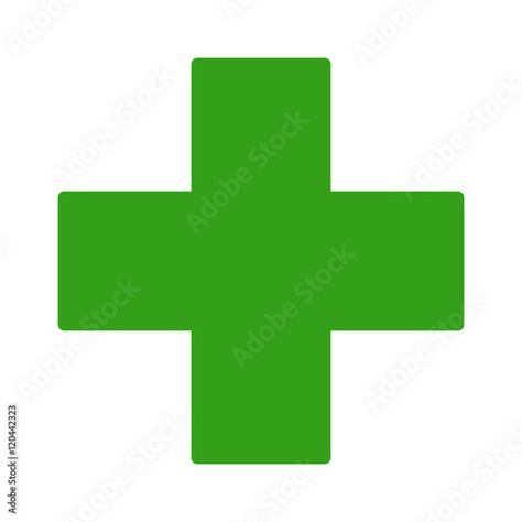 Stock Image: European green cross pharmacy store sign flat icon for apps and websites Icon For Apps, Pharmacy Store, Store Sign, Store Signs, Flat Icon, Pharmacy, Vision Board, Stock Vector, Signs