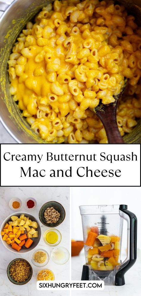 butternut squash mac and cheese Squash Mac And Cheese, Butternut Recipes, Butternut Squash Mac, Butternut Squash Mac And Cheese, Pasta Cheese, Holiday Dishes, Fall Comfort Food, Butternut Squash Recipes, Acorn Squash