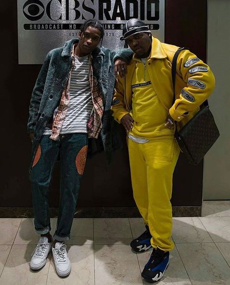 Asaprockyfits on Instagram: “Throwback on the Rap Radar Interview with A$AP Rocky and A$AP FERG ⚠️ #freerocky��” Rap Music Hip Hop, Pretty Flacko, Boys Closet, African American Fashion, A$ap Rocky, Street Fashion Men Streetwear, Asap Rocky, Mens Fashion Streetwear, Star Shoes