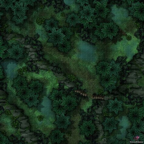 Fantasy Dungeon, Forest Map, Battle Map, Fantasy Town, Tabletop Rpg Maps, Rpg Map, Forgotten Realms, Dungeon Maps, D D Maps