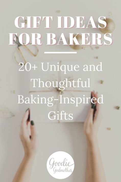 Whether you're shopping for a new baker, or just looking for a fun gift for your favorite baking friend or family member, this list has lots of inspiration! From stocking stuffers to larger gifts, you're sure to find something to make them smile! Baking Themed Gift Basket, Gifts For Bakers Unique, Diy Foodie Gifts, Baking Gift Ideas, Spatula Gift, Gifts For Bakers, Best Food Gifts, Cake Leveler, Russian Piping Tips