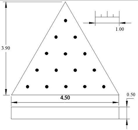 Pyramid Peg Jump Game - The Woodcrafter Page© 2004 Triangle Peg Game Diy, Peg Game Diy, Diy Wooden Games, Triangle Game, Peg Game, Bullet Crafts, Board Game Template, Board Games Diy, Wooden Board Games