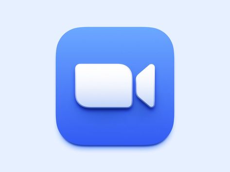 Zoom Icon by Gavin Nelson on Dribbble Blue Icons For Apps, Zoom Icon, Icon Images, Icons For Apps, Iphone Photo App, 3d Icons, Ui Design Inspiration, Blue Pin, Graphic Wallpaper