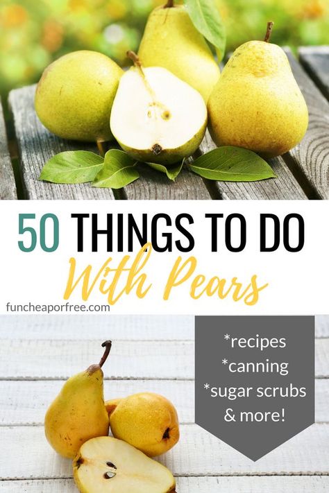 What To Do With Pears Ideas, Things To Do With Fresh Pears, Things To Do With Pears, Things To Make With Pears, Asian Pears Recipes, Recipes For Pears, Pear Ideas, Asian Pear Recipes, Pear Recipes Easy