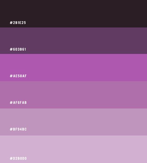 Lilac and Purple Colour Scheme– Colour Palette #40 1 - I Take You | Wedding Readings | Wedding Ideas | Wedding Dresses | Wedding Theme Purple Colour Scheme, Purple Colour Palette, Purple Monochrome, Colour Names, Ombre Purple, Purple Color Schemes, Bedroom Cupboard, Wedding Readings, Purple Color Palettes