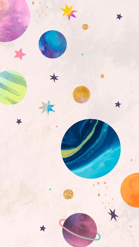 Colorful galaxy watercolor doodle on pastel background mobile phone wallpaper vector | premium image by rawpixel.com / Toon Akvarel Illustration, Space Cartoon, Galaxy Watercolor, Colorful Galaxy, Background Mobile, Watercolor Doodle, Watercolor Wallpaper Iphone, Puzzle Feed, Mobile Phone Wallpaper