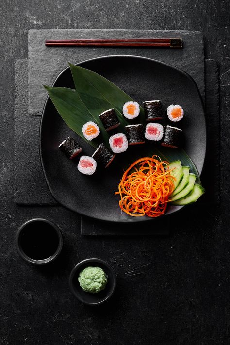 High End Sushi Restaurant, Menu Food Photography, Japanese Food Photography, Sushi Style, Sushi Menu, Art Direction Photography, Sushi Platter, Menu Food, Food Photoshoot