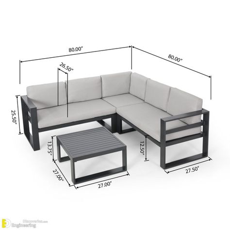 Comprehensive Guide About All Standard Furniture Dimensions And Sizes | Engineering Discoveries